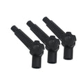 Xinxing Eco-Friendly Black Aluminum Plastic Angle Adapter 3/4 ACME American Threaded Tip Extension Telescopic Dust Cleaning Pole MegaBDM