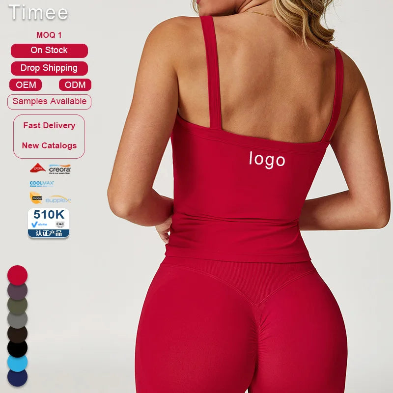 High-Strength Sports Bra Vest Beautiful Back Yoga Underwear Suspenders Breathable Plus Size Fitness Wear