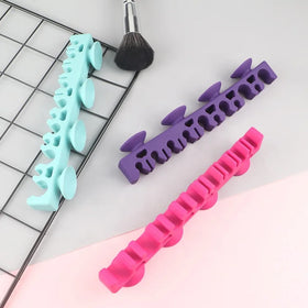 Silicone Beauty Tools Storage Rack Makeup Brush Organizer Silicone Makeup Brush Holder with Suction