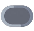 Modernized 15.7x23.6in Magic Bath Mat Printed Rubber Oval Bathroom Mat