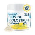 Custom Logo 60% Igg Bovine Colostrum Powder Drink Supplement 3000mg Grass-Fed Premium Quality for Adults MegaBDM