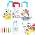 Wholesale DIY Cartoon Pattern Eco Reusable Non Woven Medium Laminated Tote Shopping Bag with Custom Colors