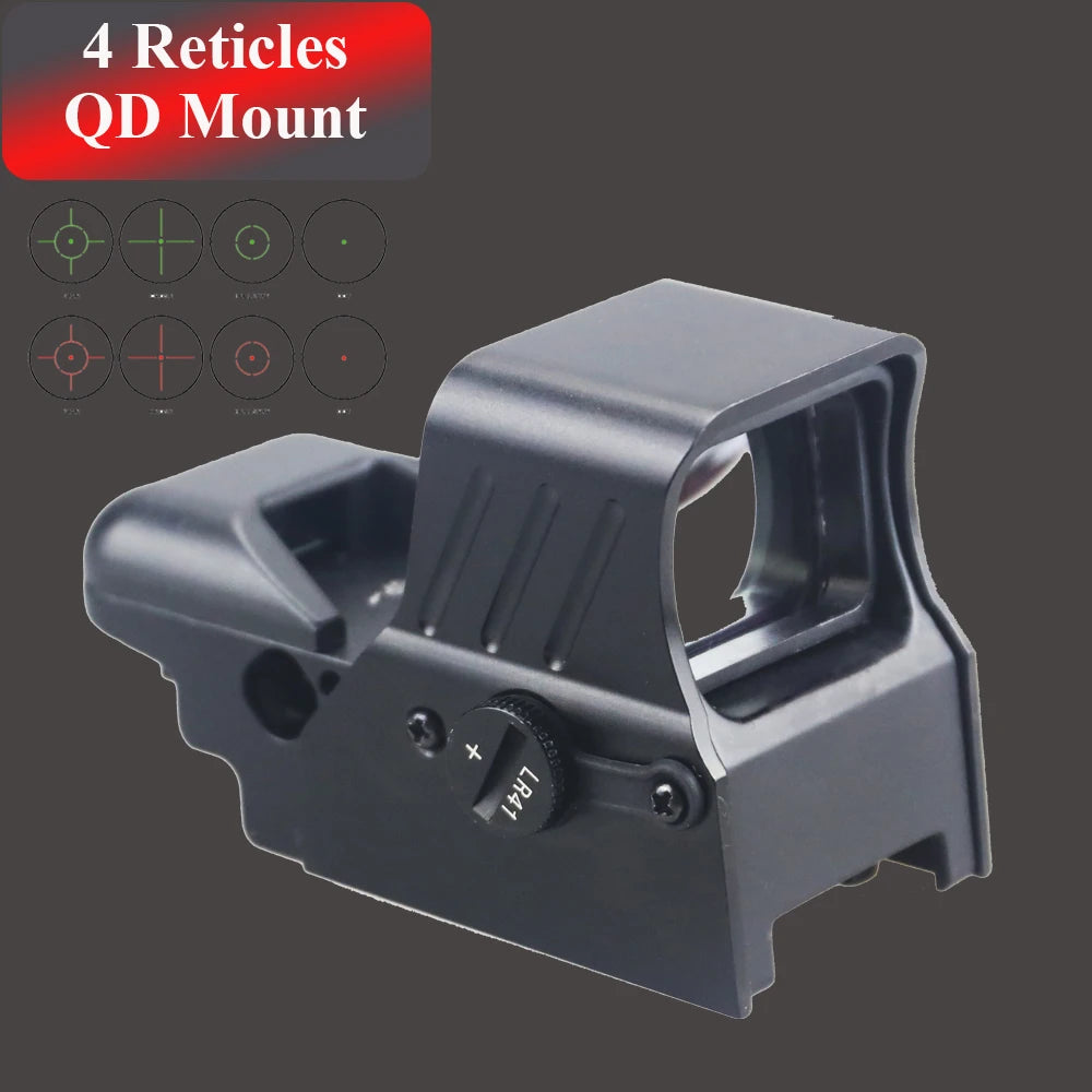 Ohhunt OEM Optics1x22  Red Green Dot Reflex Sight Scope with 4 Different Reticles Quick Release