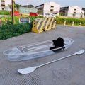 Single Double clear Boat Transparent PC Rowing Boats Crystal Paddle Canoe Kayak clear Kayak for Touring