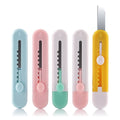 OEM Custom Mini Student Utility Knife in Cute Cartoon Design Wholesale Mini Box Cutter in New Candy Colors