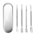 Nail Cuticle Pusher Set Dead Skin Pushers Kit Cuticle Trimmer With Cuticle Pusher