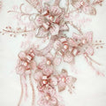 Deepeel KY027 Clothing Decoration Accessories 3D Flower Embroidered Lace Trims Beaded Applique Patches