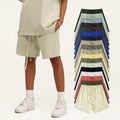 Unisex Cotton Blending 440G Heavyweight Jogger Shorts Loose Design Pattern Custom Logo Casual Summer Board Shorts