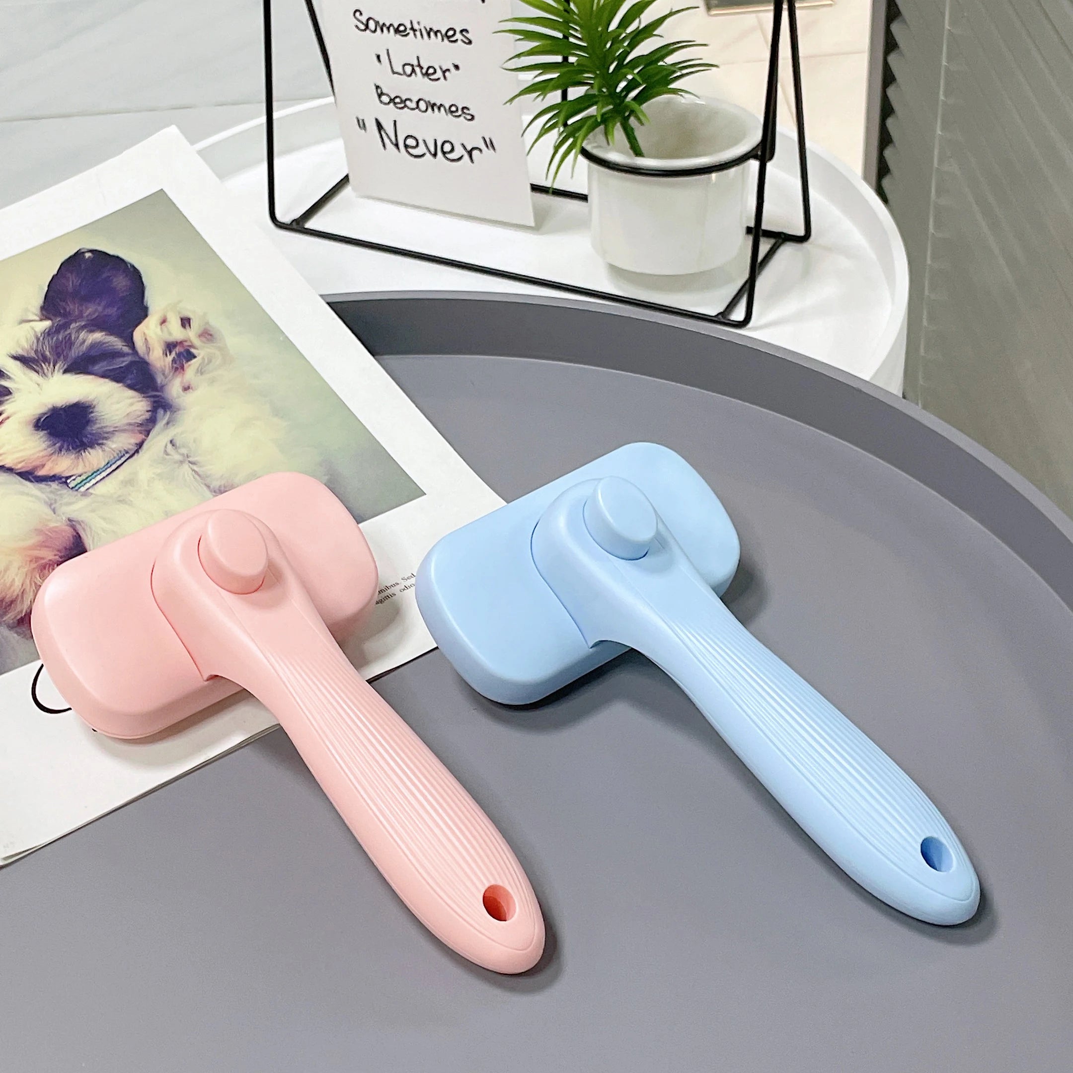 Pet Hair Grooming Comb Cat Remover Hair Cleaning Pet Brush Comb Dog Brush