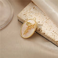 Ready to Ship Customized DIY Shell Necklace Pendant Small Cute 18k Gold Plated Heart Rose Flash Charms for Jewelry Making