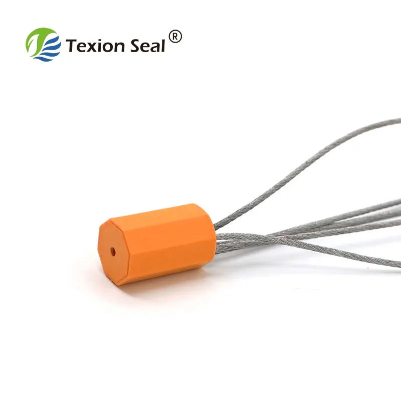 TXCS 403 China adjustable tank pull tight courier cable seal with barcode