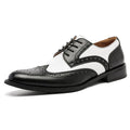 Fashion Trend Men's Handmade Oxford Brogue Shoes for Wedding Luxury Pointed Lightweight Casual Gentleman