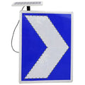 Wireless Light Controller Oriented Road Single Arrow Signs Solar Powered Traffic Sign