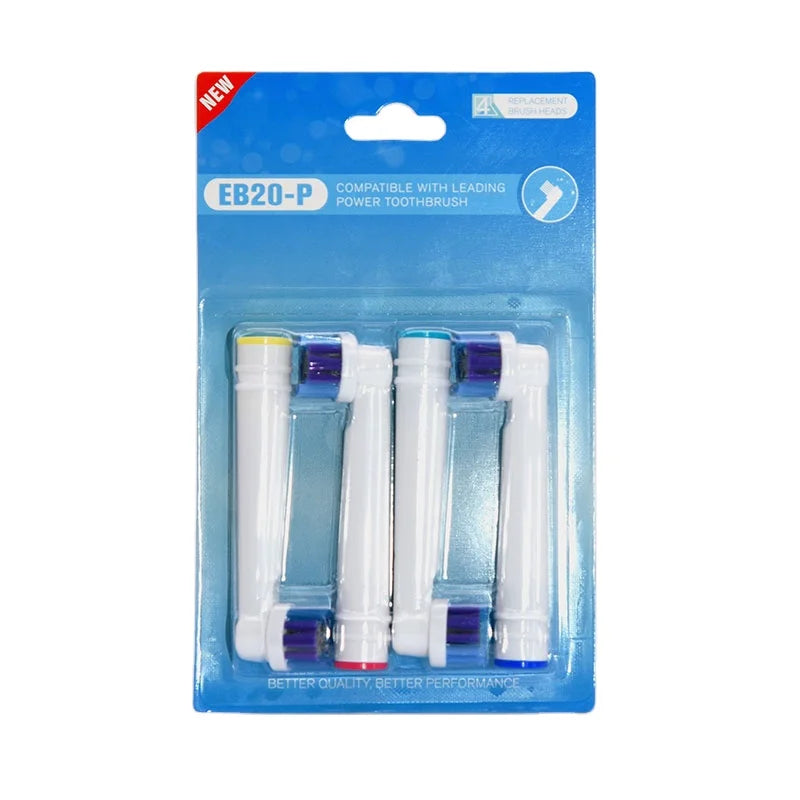 Oral B Dual Clean Toothbrush Replacement Heads Compatible with USB Electric Toothbrush Made of Durable Bristle Material