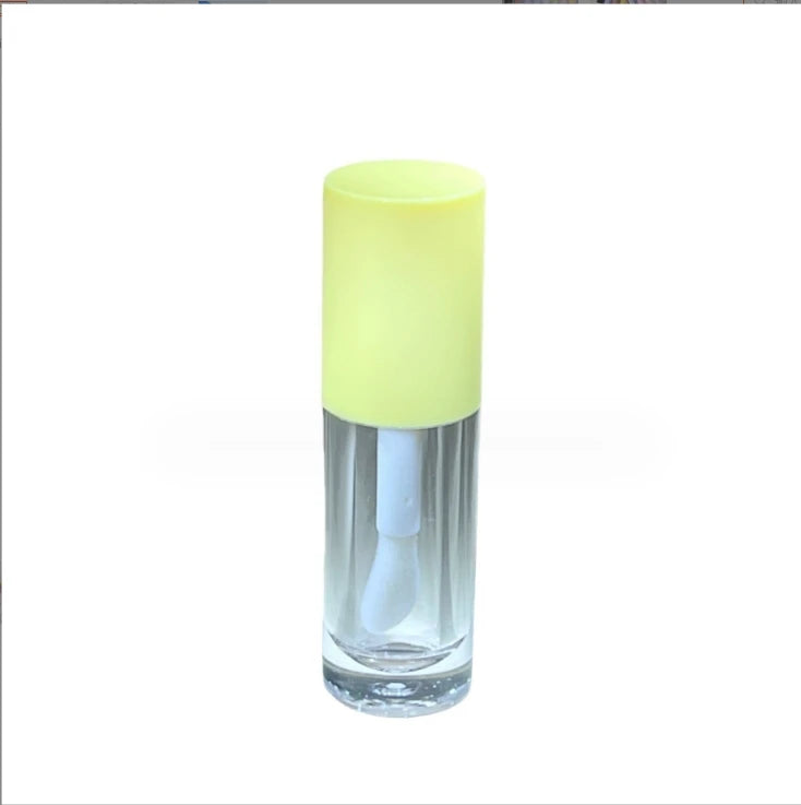 Classic Large Capacity 6ml Lip Gloss Split Bottle Labial Enamel Hollow Tube Large Brush Head Packaging Material Lipstick Blush