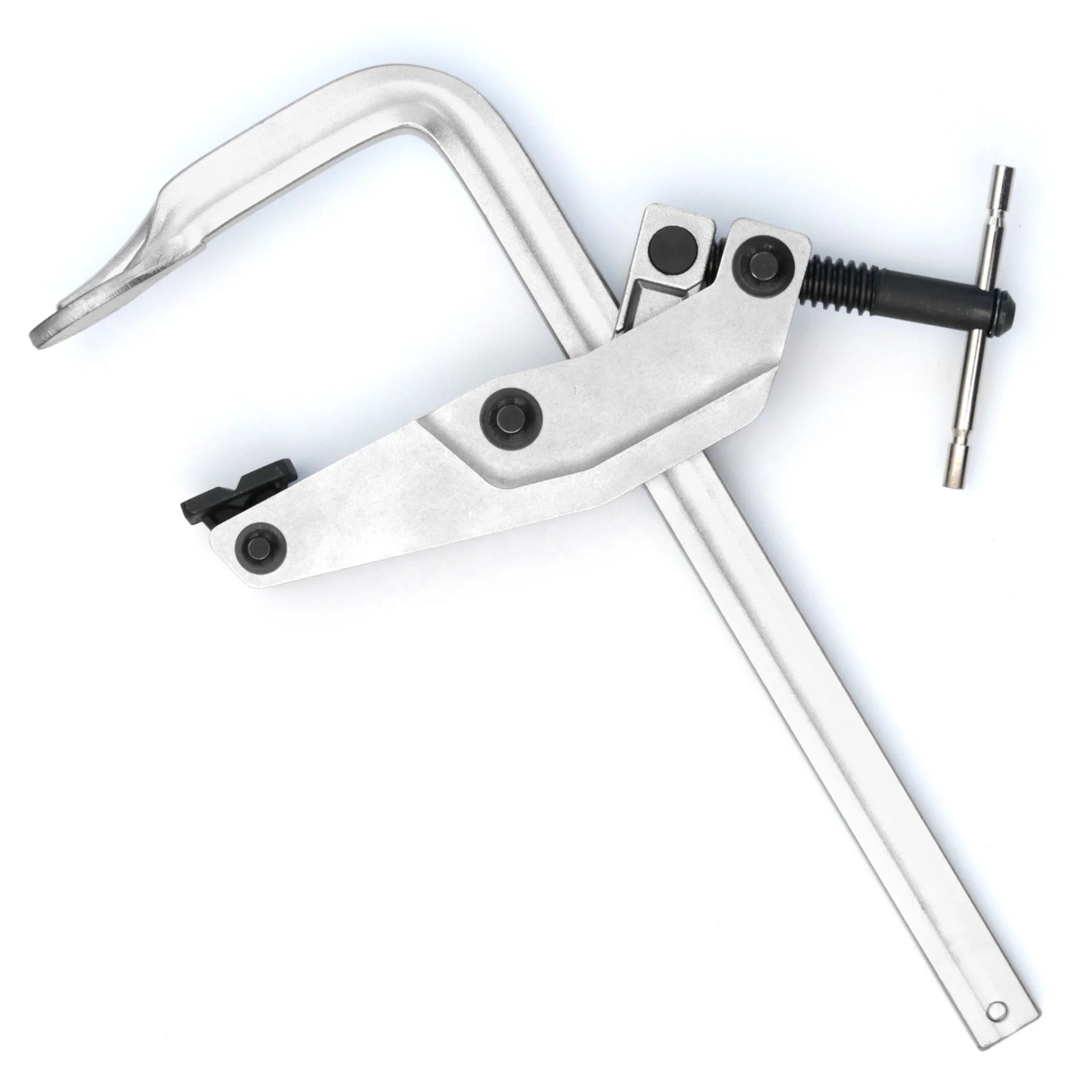 Heavy Duty Forged Steel F Clamp Push-Back Cantilever Type for Woodworking Assembly for Assembly Work