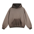 Men Oversize Heavyweight Cotton Pullover Sweatshirt Designer Drop Shoulder Distress Vintage Crop Boxy Sun Fade Acid Wash Hoodie