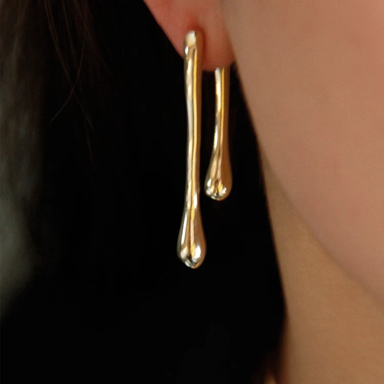 YD-04 Fashion Simple Alloy Earring Women Irregular Ear Jewelry Simple Geometric Earrings