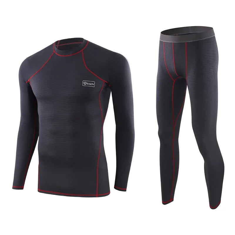 Custom Wholesale Men's and Women's Seamless Cycling Sports Tactical Long Johns Breathable Winter Thermal Underwear Sets