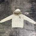 DENIMGUYS Custom French Terry Streetwear Thick Oversize Zipper Hoodie With Detachable Faux Fur