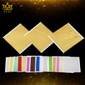 14*14CM Color a B Silver Taiwan Gold Leaf Sheet Nail Decoration Gilding Leaves Foil