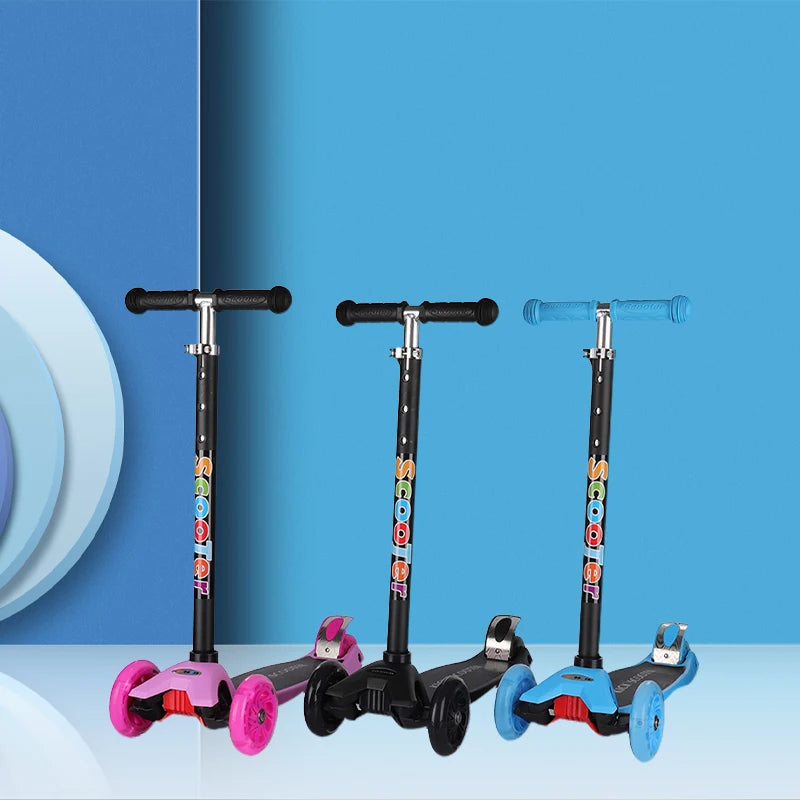 Adjustable Height Toy Professional 3 Wheel Children Kick Foldable Scooter