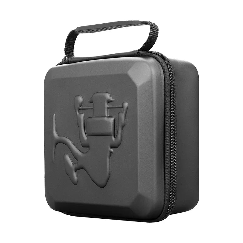 Custom Logo Telescopic Fishing Rod Reel EVA Case Hard Bag for Baitcasting Fishing Reel Pouch Spin Fishing Gear Comfortable