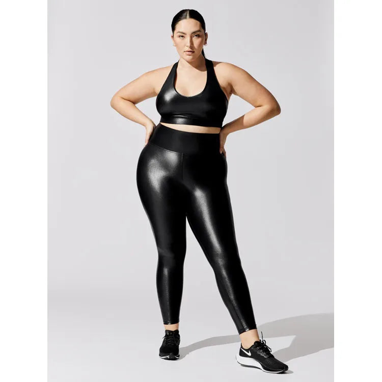 Women Glossy Scrunch Butt Leggings With Sports Bra Wear Workout Suit Sport Bra and Shorts Yoga Set Plus Size Women Yoga Set