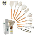 New Design 11pcs Silicone Kitchen Utensil Set Heat Resistance Utensils Cooking Home and Kitchen Cooking Utensil Sets Color Box