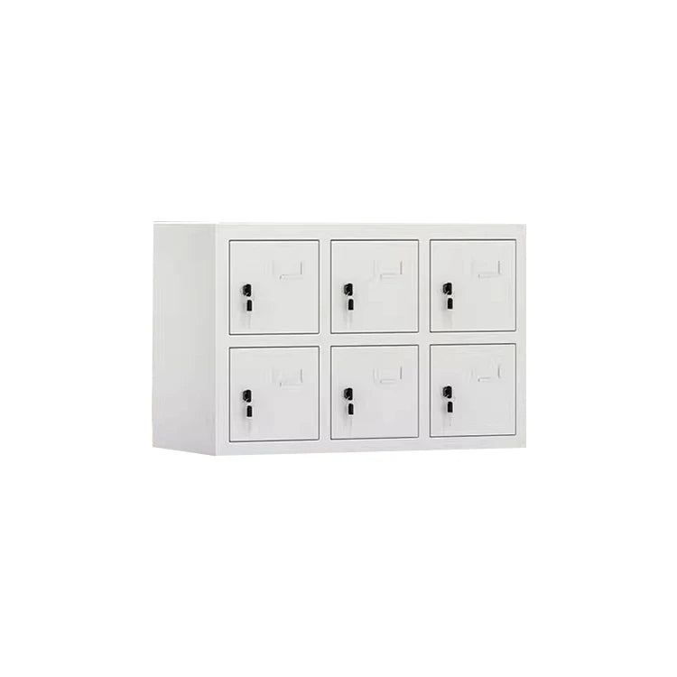 6 Door Cell Phone Cabinet Metal Mobile Phone Shield Cabinet Steel Charging Cabinet for Phones