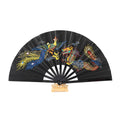 New Design Personalized  33CM Big Size New Plastic Kung Fu Fan Arts Dance Performance Tai Chi Fan Custom Fan