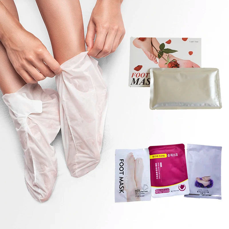 Private Label Feet Moisturizing Foot Mask Peel Exfoliating Foot Treatment Socks for Women