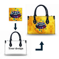 New Style Fashion Ladies Handbags Yellow Tote Bags for Women Luxury Hard Bottom Blank Sublimation Tote Bags
