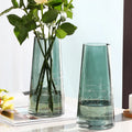 Custom Modern Nordic Style Luxury Eco-friendly Glass Tabletop Vase 12*25cm Home Decorative Accessory