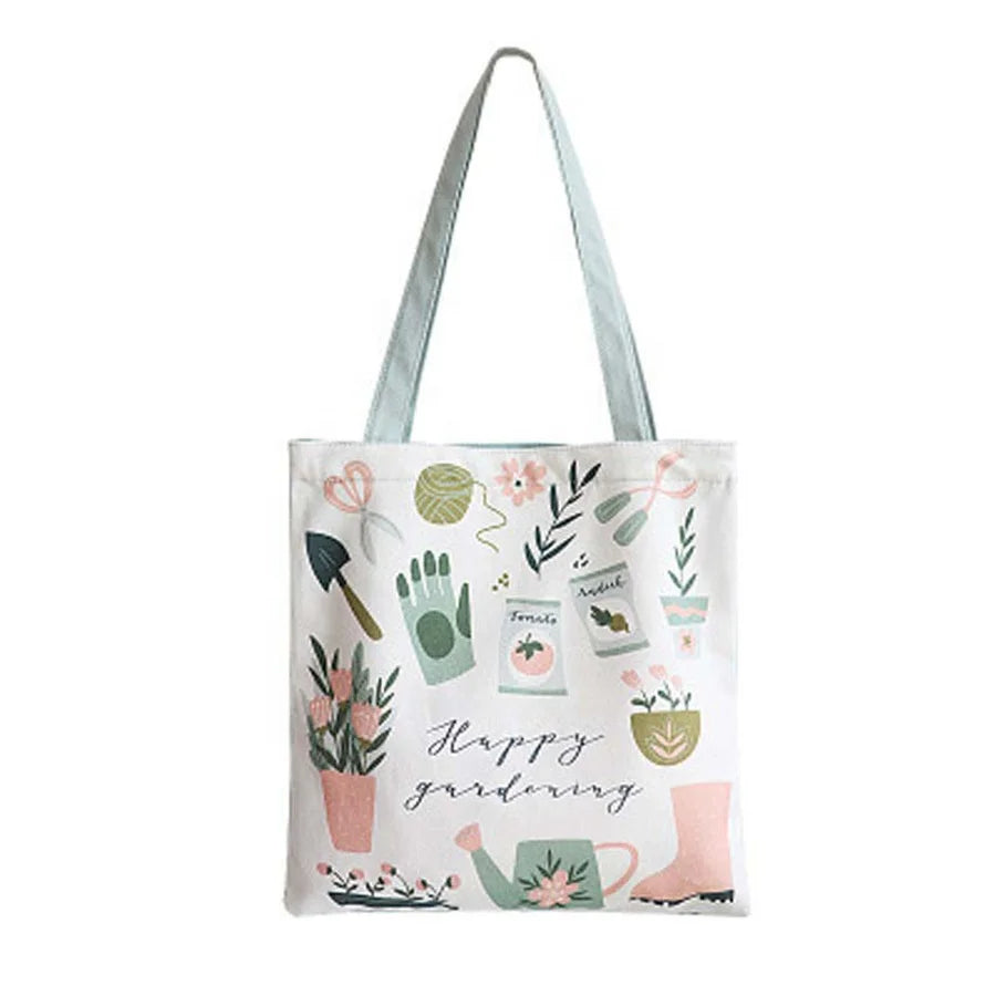 China Factory Customized  Full Version Reusable  Grocery Printed Cotton Promotional Tote Bag for Shopping
