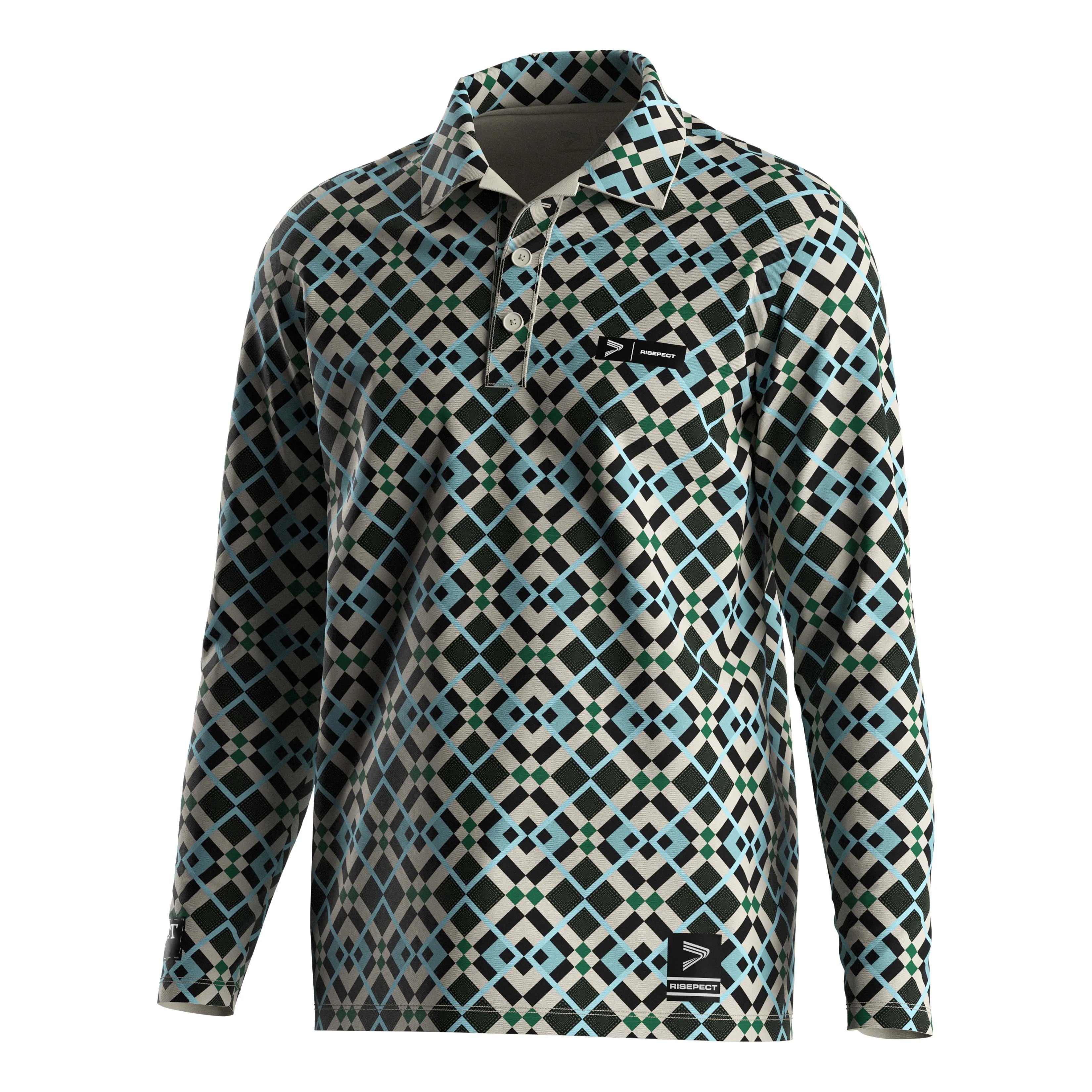 Oem Odm Sublimation Casual T-Shirt Womens Horse Racing Long Sleeve Breathable Golf Shirt T-Shirt Polo for Men