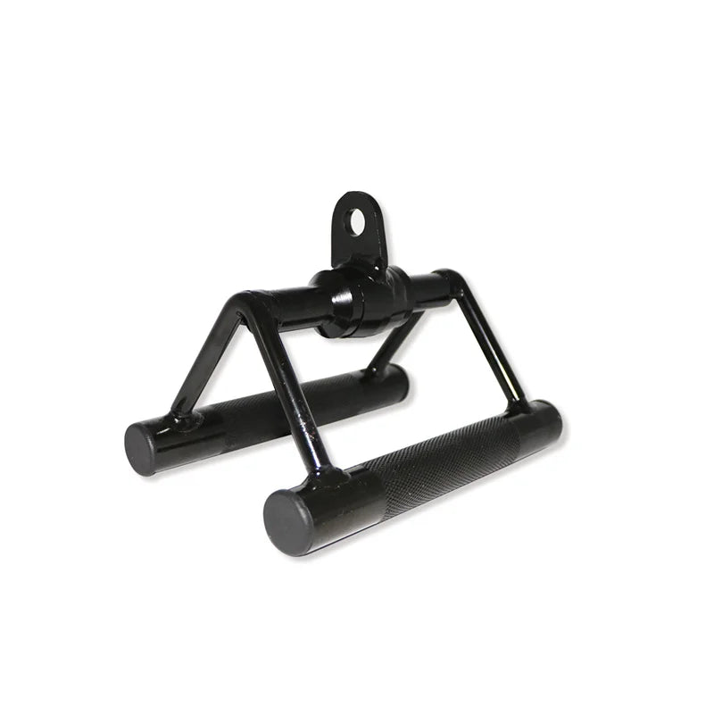 Gym V Shaped Rotating Bars LAT Pull Down Bar Pulley Cable Rowing Machine Accessories Fitness Weight Lifting Workout Handle