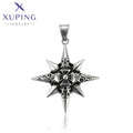 33897 XUPING Jewelry Black Gun Color Stainless Steel Simple Wholesale Pendant Fashion Jewelry Pendant