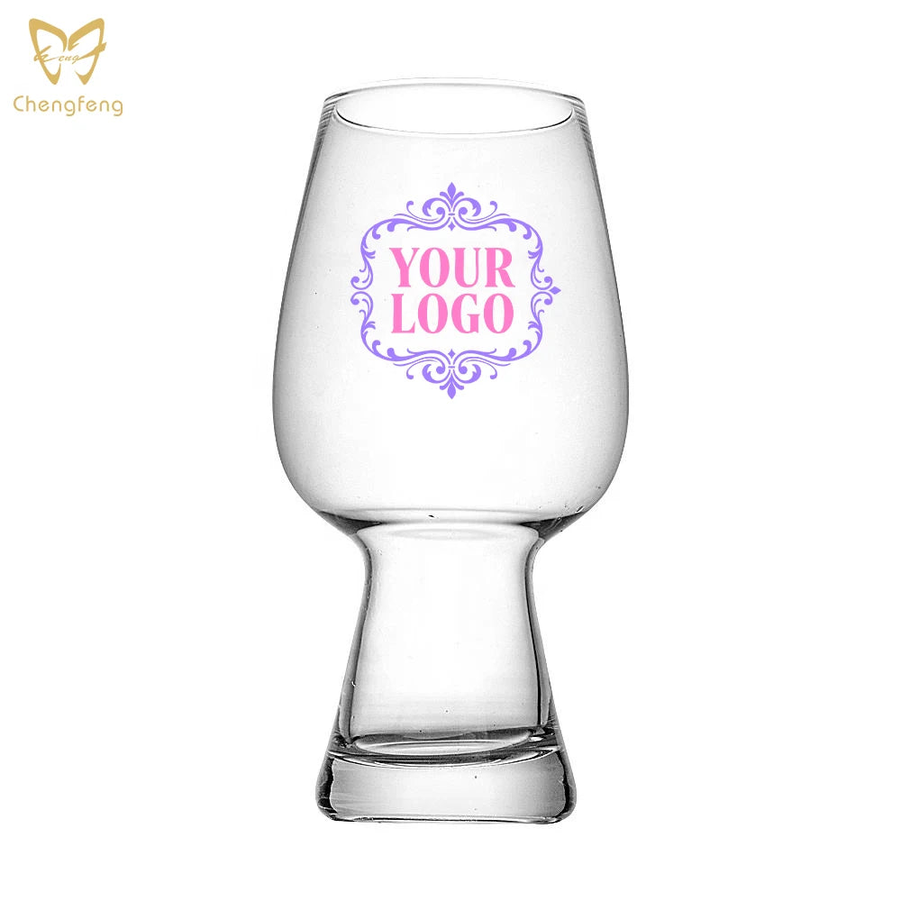 Craft Beer Stout Nucleated Glass 560ml IPA Glasses Lead Free Modern Beer Glasses Pub Bar Dishwasher Safe