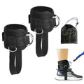 THYFIT Reinforced Double D-Ring Ankle Cuffs Cable Machine Adjustable Straps for Butt Lift Protective Equipment