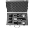 Aluminum Locking Wireless Microphone Case with  Customizable Foam