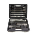 Manufacturer 17pcs Electric Hammer Drill Point Chisel Flat Chisel Aluminum Box Set Sds Impact Drill Wall Hole Drilling