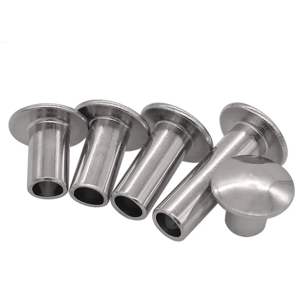 Custom Buckle Rivet Metal Button Stainless Steel Decorative Leather Binding Screw Rivets