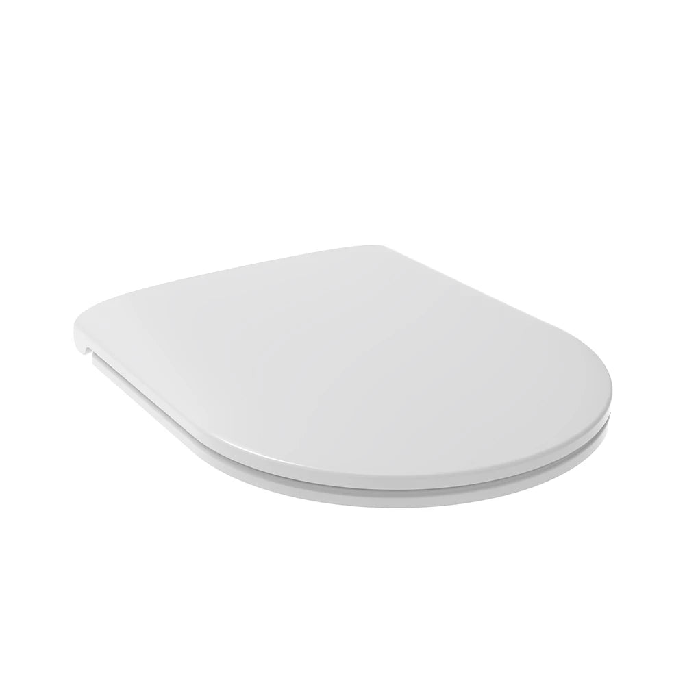 UF Duroplast Toilet Seat with Soft Close Quick Release Functions for Wall Hung Toilets
