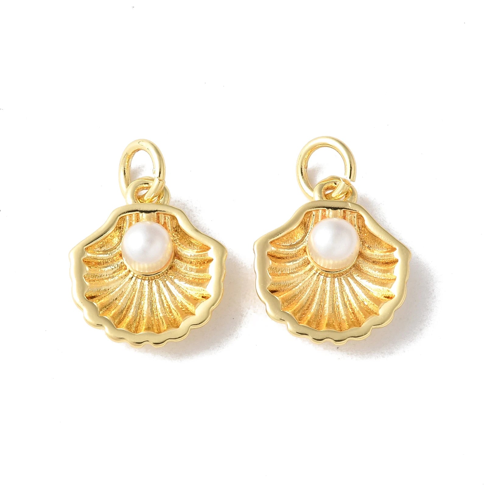 PandaHall New 18K Gold Plated Natural Freshwater Pearl Bead Party-Inspired Earring Necklace for Fashion Pendants Charms Jewelry