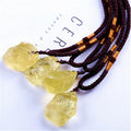 HZ China Trendy Jewelry Accessories Factory Charm Citrine Rough Stone Jewelry Findings for Bracelet Making Jewelry