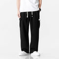 Men High Quality Casual Baggy Oversized Track Sweats Pant Custom Logo Men Heavy Cotton Cargo Straight Wide Leg Baggy Sweatpants