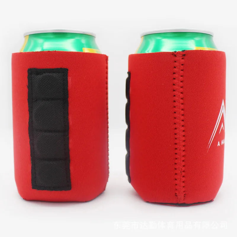 Custom Neoprene Magnetic Can Cooler Insulated Stubby Holder with Camouflage Pattern Personalized