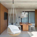 Manufacturer Price Outdoor Leisure Wicker Rattan Garden Furniture Hammocks Egg Hanging Patio Swing Chair