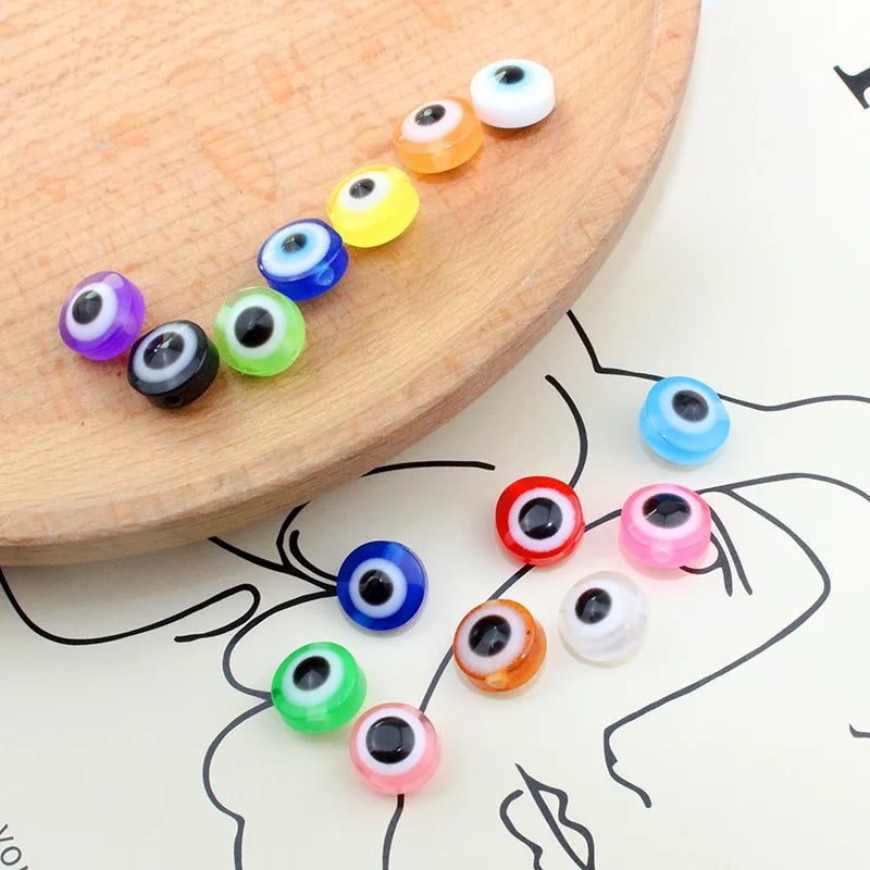 Turkish Blue Eyes Earring Accessories Jewelry Making Fish Eye Bracelet Necklace Beads Women Jewelry and Accessories